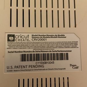 Cricut Create Personal Electronic Cutter